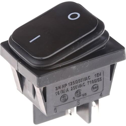 1Pcs/Lot 4Pin High Quality Snap-in On/Off Position Snap Boat Rocker Button Switch 16A 250VAC / 20A 125VAC (T85 IE4)