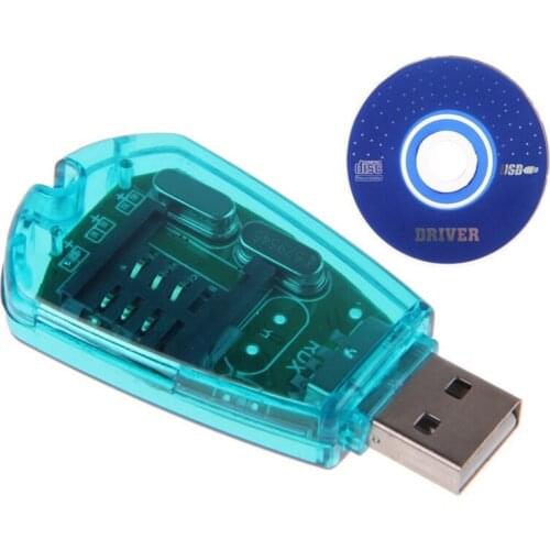 1PCs New USB SIM Card Reader Simcard Writer/Copy/Cloner/Backup GSM CDMA WCDMA Cellphone Reader Mobile Phone Accessories