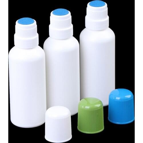 20/50/60/100ML Medicine Liquid Bottle With Blue Sponge Head High Quality Soreness Liquid Bottle With Sponge Applicator