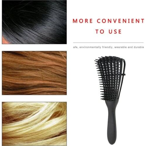 2021 Hot Sale Curly Hair Scalp Massage Combing Brush Non-slip Rubber European and American Massage Octopus Hair Combing Comb