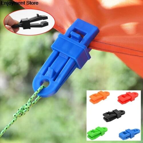 5pcs Reusable Linoleum Tent Clips Outdoor Tent Clips Tarpaulin Clip Buckle Camping Tool Heavy Duty