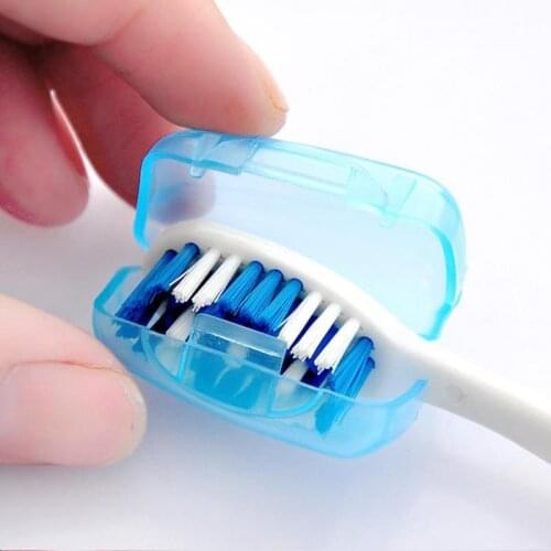5Pcs Portable Toothbrush Head Cover Travel Hiking Camping Tooth Brush Cap Case Health Dust-proof Germproof Protector