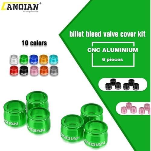 For KAWASAKI Z1000 Z 1000 SX Z1000SX Motorcycle Accessories ALUMINIUM Billet Bleed Valve Cover Kit Guard Z750 Z 750 R Z750R ABS