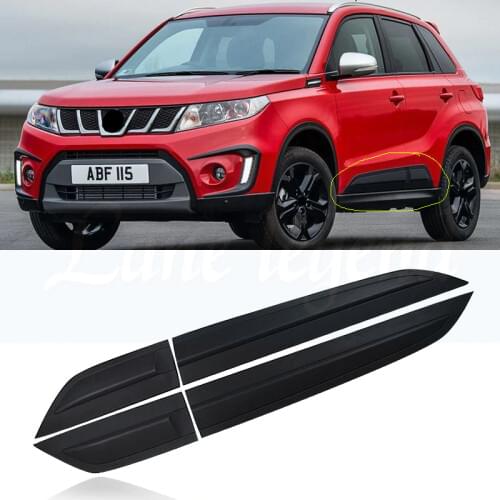Car accessories ABS car body side moldings side door decoration for 2015 2016 2017 2018 Suzuki Vitara Car styling