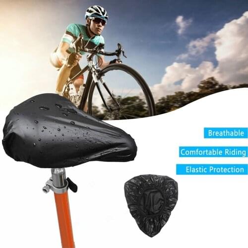 PVC Bike Seat Cover Waterproof Dust-proof Heat-pressed Bicycle Rain Covers