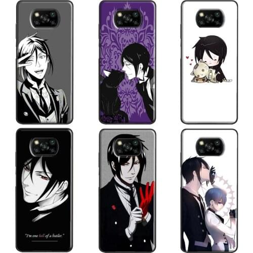 Sebastian Black Butler For Xiaomi Mi 9T 10T Pro Mi 9 10 Note 10 Lite Mi 11 Ultra Case For POCO F3 X3 M3 Pro Cover