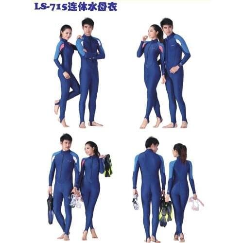 The best sales! Micofeel Retails Nylon Spandex UPF50+ 4XL Men wetsuit Jellyfish protect diving suit long surf Navy wet suit