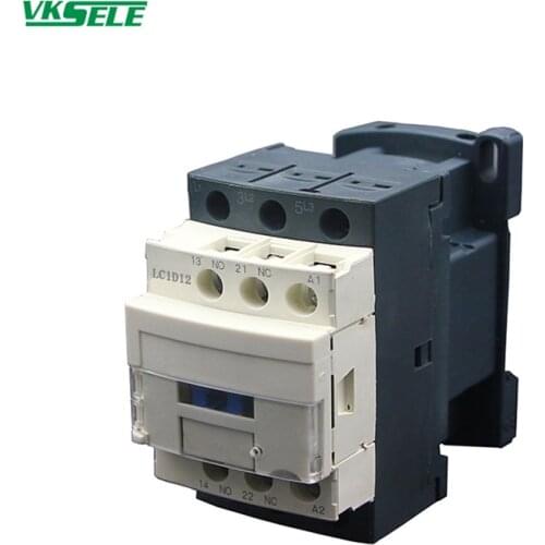 LC1D12 LC1D Series 24V 110V 240V 380V 12A AC mini contactor magnetic