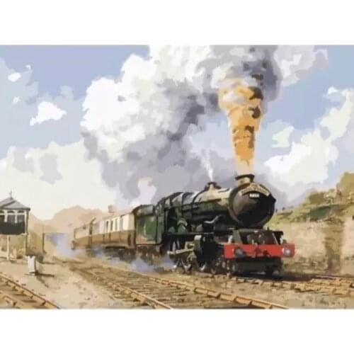 Drawjoy Abstract Landscape Frameless Picture Painting By Numbers Home Decor For Living Room DIY Digital Canvas Oil Painting