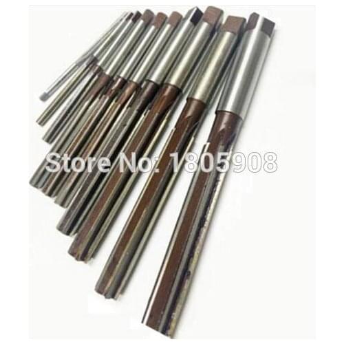 Free shipping 9PCS Hand Reamer set 3/4/5/6/8/10/12/14/16mm Precision H8 9SiCr Straight- shank Manual-purpose Tools