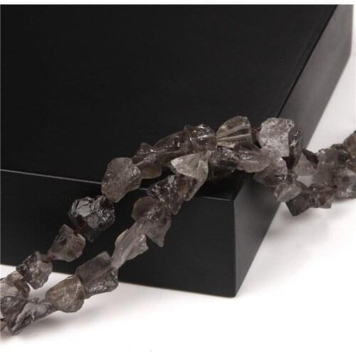 Irregular Smoky Quartzs Freeform Rough Natural Raw Stone Beads For Jewelry DIY Handmade Bracelet Necklace Earrings Accessories