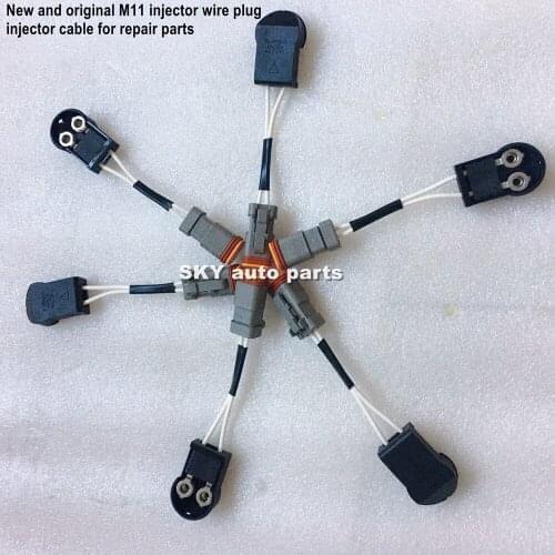 New and original M11 injector wire plug injector cable for repair parts(6 pcs)
