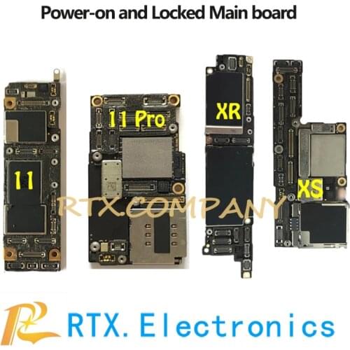 Original Used For IPhone 12 11 Pro Max mini Motherboard Power on Locked 64G 128G 256G 512G Complete Icloud ID Logic Main Board