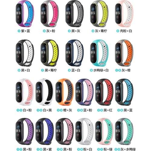 For Xiaomi Mi Band 5 6 Strap Bracelet Silicone Sport Smart Watch Wrist Replacement