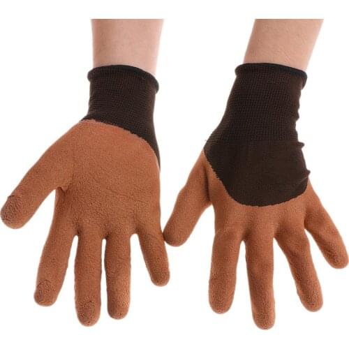 Garden Gloves ABS Plastic Garden Genie Rubber Gloves for Digging Planting Quick Easy to Dig Garden Planting Tool