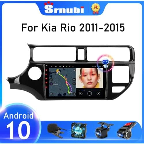 T10 Android 10.0 Car Radio For KIA K3 RIO 2011-2015 Multimedia Video Player Navigation GPS 2 Din 4G Split Screen Car play DVD