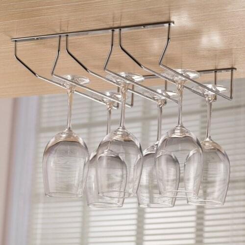 Wine Glass Rack Cabinet Stand Home Dining Bar Tool Shelf Red Wine Glass Holder Hanger Kitchen Accessories Organizer