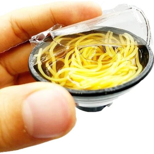 Scale Cute Mini Dollhouse Miniature Kitchen Instant Noodles Fast Food Play Doll Food Toys Dolls Accessories Novelty Gag Toys