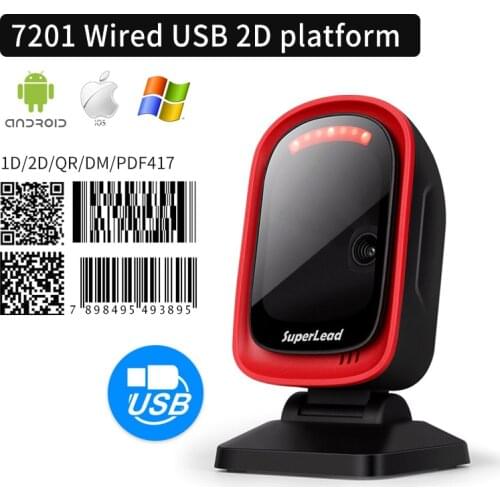Omni Directional 1D/2D Scanner Ticketing QR Code Scanner Barcode Reader Desktop Auto Sense 2d DM Data matrix barcode scanner