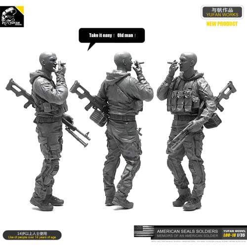 1/35 Modern Russian Special Forces Resin Soldier Loo18