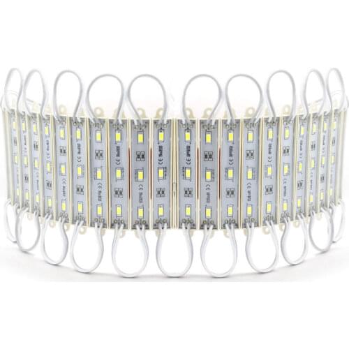 100pcs/lot SMD 5730 4 LED 20Lums 12v LED Module Waterproof IP65 DC12V+100pcs/lot