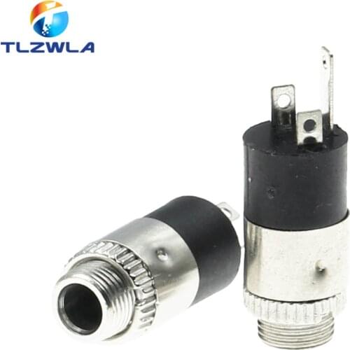 100PCS PJ392 3.5mm Stereo Female Sockect Jack With Screw 3.5 Audio Headphone Connector PJ-392