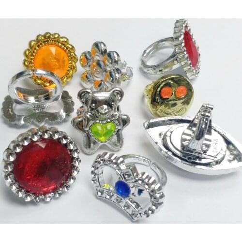 1000pcs Girls Mix-P silver color Rings birthday Gift Pinata Loot Fillers Favors Novelty Favours souvenir cadeau giveawys regalo