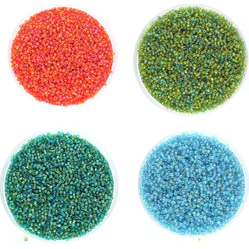 1000Pcs/lot 2mm H012 Crystal Glass Czech Seed Beads Loose Miyuki Spacer Hama Beads For DIY Jewelry Making Candy Color
