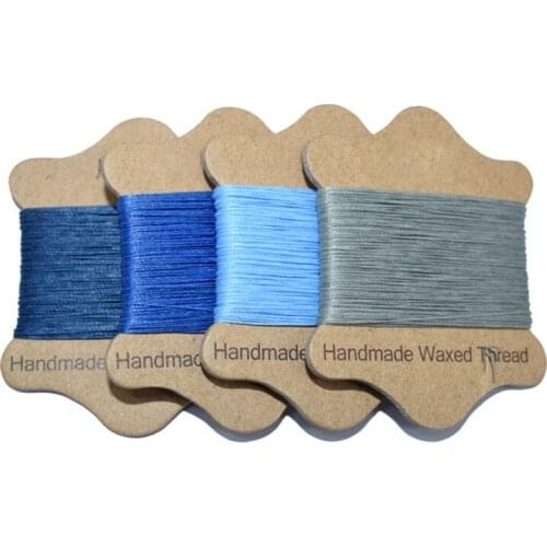 20M 0.45mm Multicolor Waxed Thread Leather Sewing Craft Cord String Necklace Rope Bead DIY Jewelry Making For Bracelet