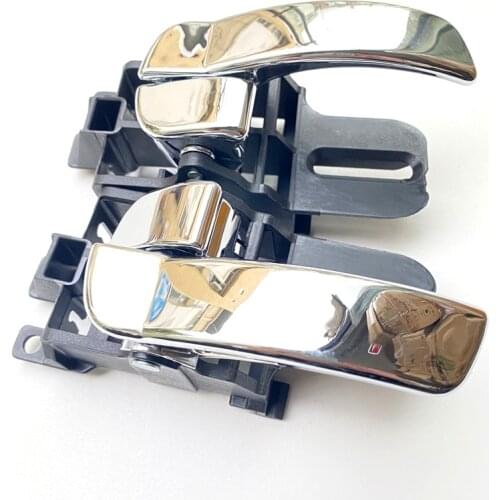 80671-JD00E 80670-JD00E FOR NISSAN QASHQAI J10 (04-13) DOOR HAND INSIDE LEFT RIGHT INTERNAL HANDLE SET CHROME