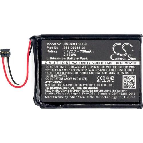 Cameron Sino 750mah battery for GARMIN 010-01531-00 Driveluxe 50 LMTHD 361-00056-21 batteries