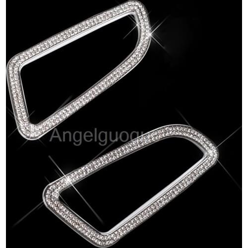 Angelguoguo Car instrument desk outlet of air conditioner Trims frame sticker For Mercedes Benz C class w205 GLC Class
