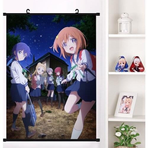 Anime Asteroid in Love Ao Manaka Wall Scroll Mural Poster Otaku Wall Hanging Poster Collection Home Decoration Gift dropshipping