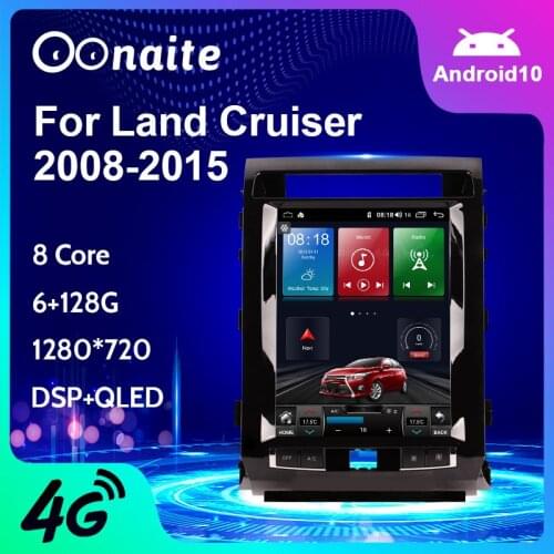 Car DVD For Toyota Land Cruiser 200 (2007-2015) Car Radio Multimedia Video Player Navigation GPS Android 10.0 double din