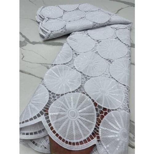 White Sequins French Milk Silk Lace Fabric 2021 High Quality African Lace Fabric Mesh Nigerian Lace Fabric For Wedding 4110B