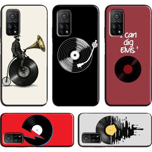 Vinyl Record Retro For POCO X3 Pro F1 F2 F3 M3 Phone Case For Xiaomi Mi 11 Lite Ultra Mi A3 9T 10T Pro Shell