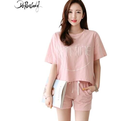 DeRuiLaDy Women's Pajamas-shirts