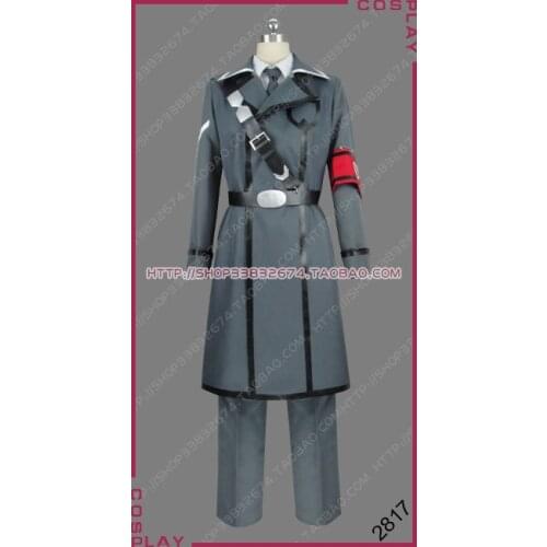 Dies Irae Longinus Dreizehn Orden Kaziklu Bey Wilhelm Ehrenburg Uniform Outfit Cosplay Costume S002