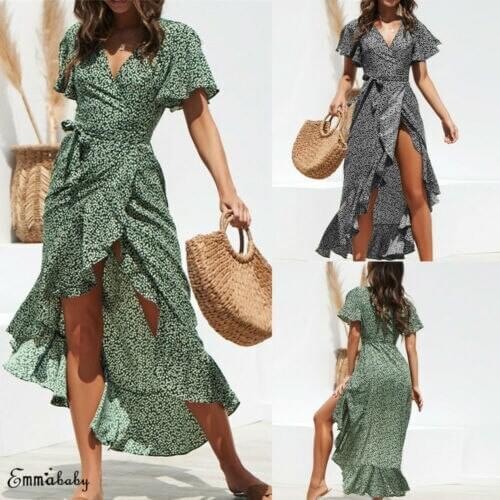 Imcute Summer Polka Dot Dresses