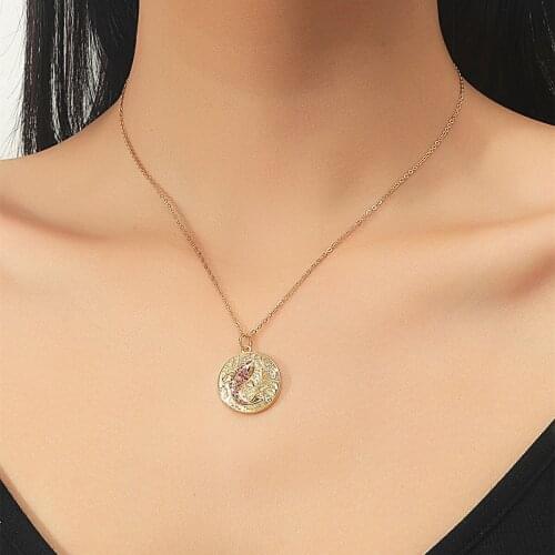 Delicate Zircon Dolphin Ncklace For Women Minority Light Luxury Fashionable Titanium Steel Clavicle Chain