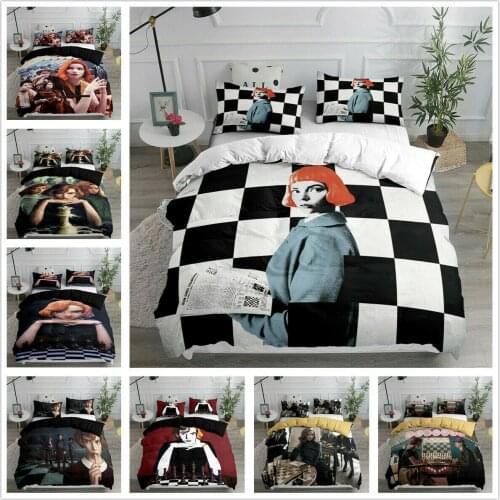 Anya Taylor-Joy Home Textile Pillow Case 3D Bed Linen Duvet Covers Comforter Bedding Sets Bed Set Home Decor Bedding