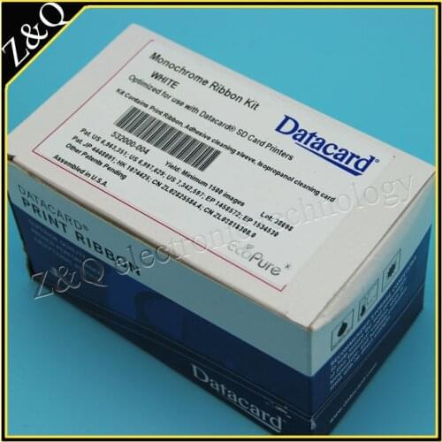 Datacard 532000-004 white card printer ribbon kit use with SD260/360,SP35/55/75 printer replaces Datacard 552954-503a