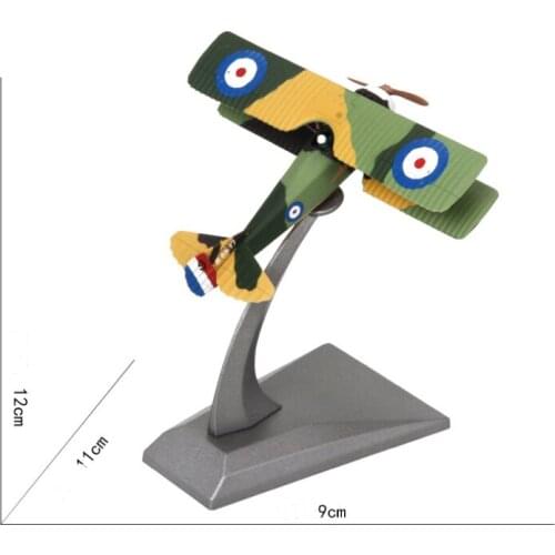 Diecast 1:72 Scale World War I SPAD-XIII Aircraft Airplane Model Static Display Adult Collection Toys for Boys