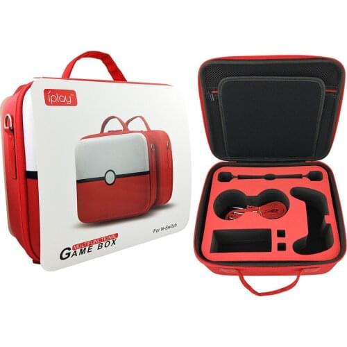 Multi-function Storage Travel Carrying Bag Protective Cover Hard Shoulder Box Poke Ball Plus Case for Nintend Switch NS Console