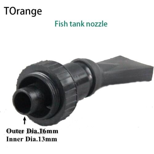 Fish tank nozzle 30mm Fish Tank Drainage joints Aquarium Accessories Water Tank Connector 16mm Hose Parts Pipe Adapter 1 Pcs