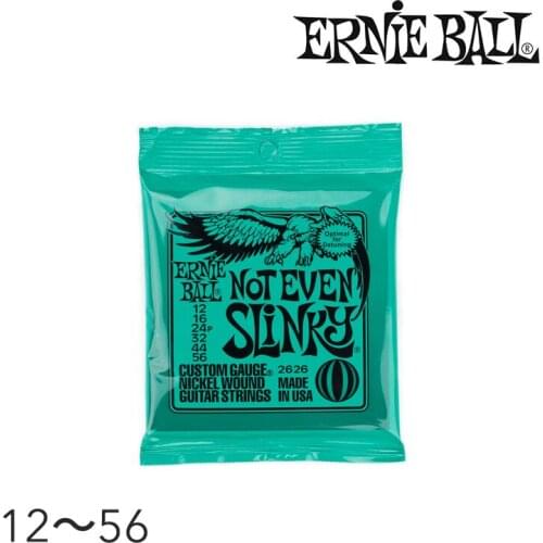 Original Ernie Ball 2626 Not Even Slinky Electric Guitar Strings Nickel Wound Set, .012 - .056