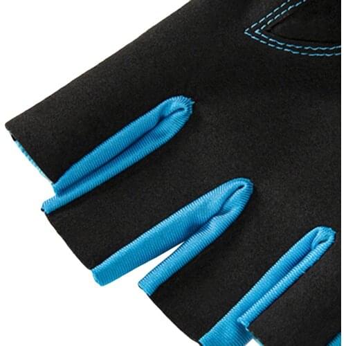 Half Finger Cycling Riding Ice Silk Gloves Wind Resist Waterproof Antislip Breathable Sunscreen Hiking Bike Short Glove