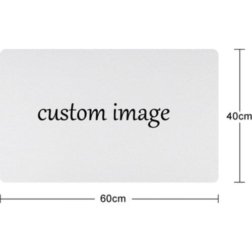 Custom Your Image/Logo 3D Print Door Mats Indoor Non-slip Home Carpet Floor Mat for Living Room Kitchen Rugs 40*60cm Doormat