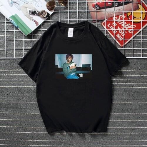 Dropship T shirt for men 2020 Summer Hip hop Rapper Singer Lil Uzi Vert T-Shirt Cool Men Fashion Streetwear Top cotton Tshirt
