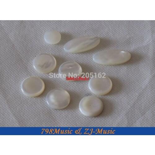 Saxophone Real Pearl Key Shell Buttons Inlays